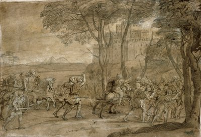 Assault on a Citadel by Claude Lorrain